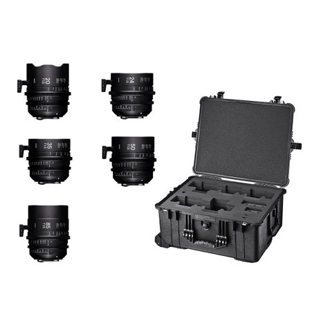 Five Prime Cine lens set plus case Five Prime Cine lens set plus case